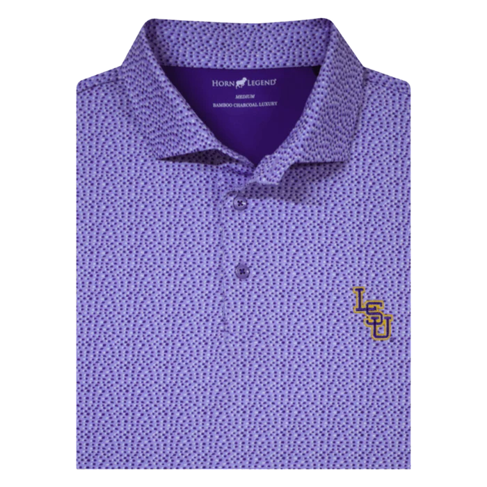 LSU Cheerdrop Performance Polo