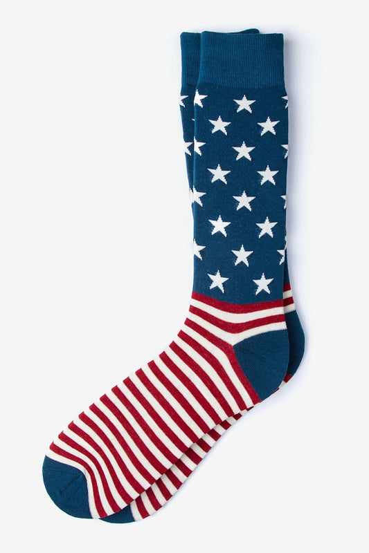 Let Feet-dom Ring Red Sock