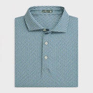 Elm Trout Run Printed Performance Polo