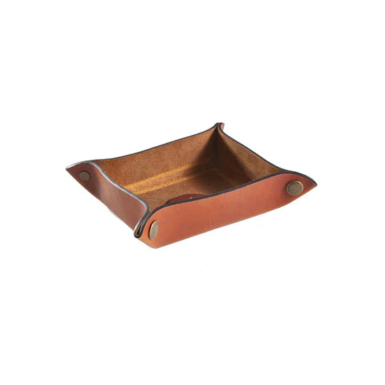 Leather Change Tray