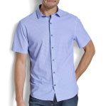 XC+ MOTION SHORT-SLEEVE PRINT KNIT SHIRT